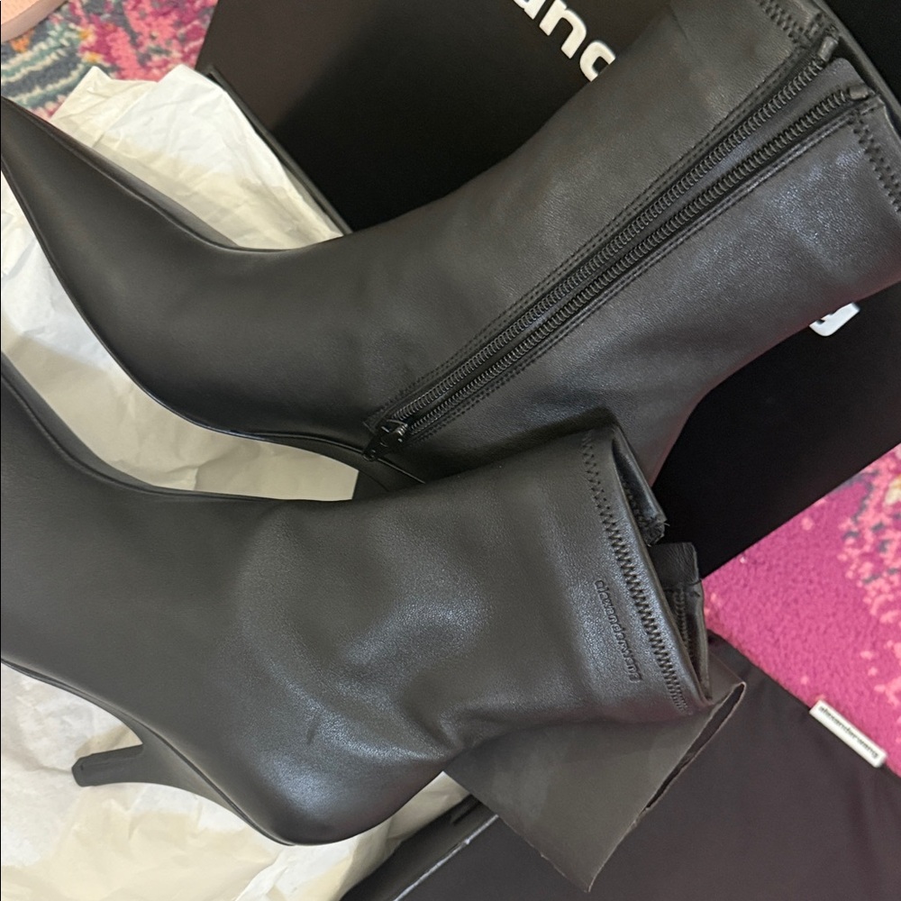 Alexander Wang Black Heeled Boots